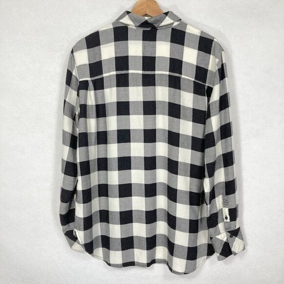 Treasure & Bond Button Up Shirt Fall Boho Football Grandma Core Oversized M - Picture 2 of 5